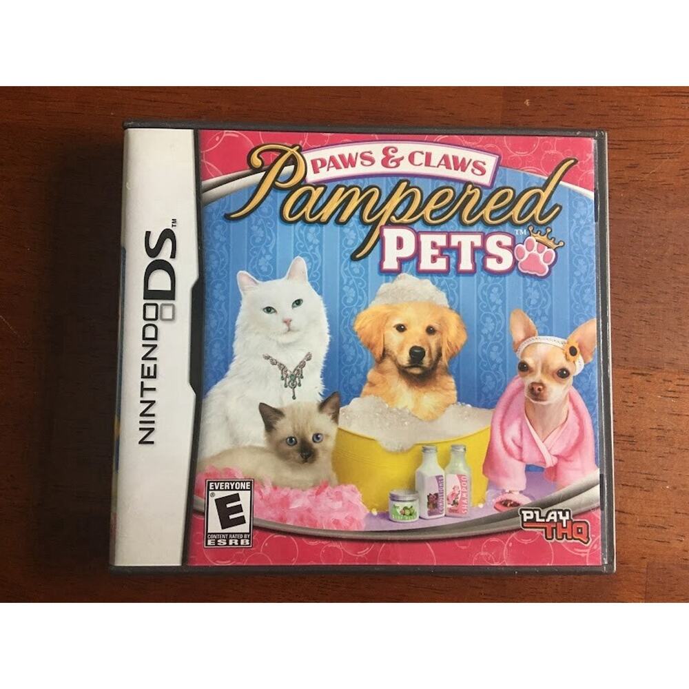 Paws & Claws Pampered Pets (Nintendo DS, DSi) Complete With Case, Manual CIB